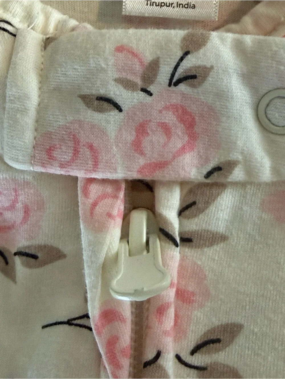 HB sleep sack for girl up to 24 months. Pink flowers